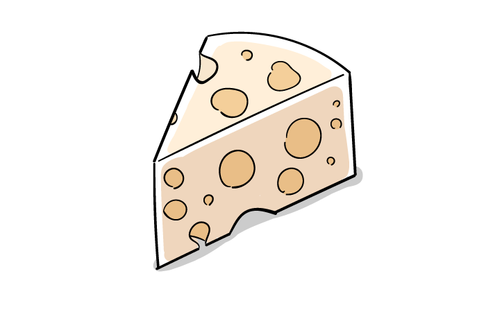 チーズのフリーイラスト素材