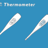 体温計のフリーイラスト素材